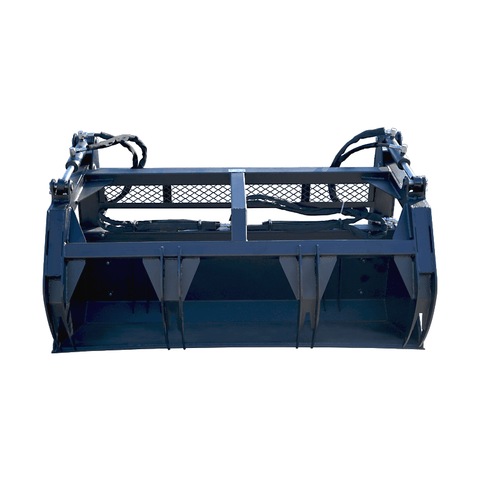 82" Skid Steer Silage Bale Grapple β Dual Cylinder, Quick Attach, Heavy - Duty Grapple Bucket - with | Sold by Uncle Wiener's Wholesale