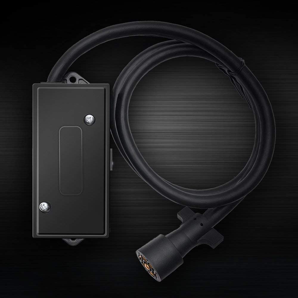 8FT Heavy - Duty 7 - Way Trailer Plug & Junction Box – Inline Wiring Harness | 0090038 - with | Sold by Uncle Wiener's Wholesale