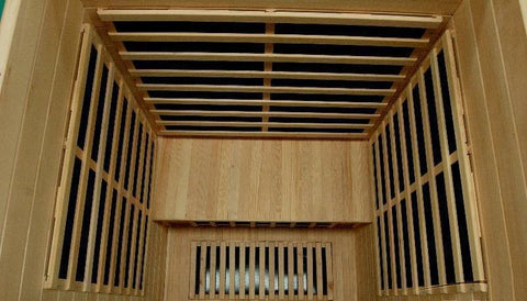 New Pure Steam & Bath™ 2-Person Hemlock Sauna – Carbon Fiber Infrared, FM/CD, Oxygen Ionizer, 1680W