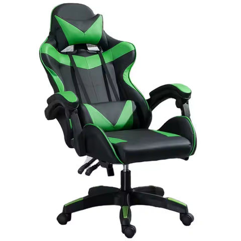 Ergonomic Racing-Style High-Back Gaming & Office Chair with Lumbar Support and Adjustable Armrests