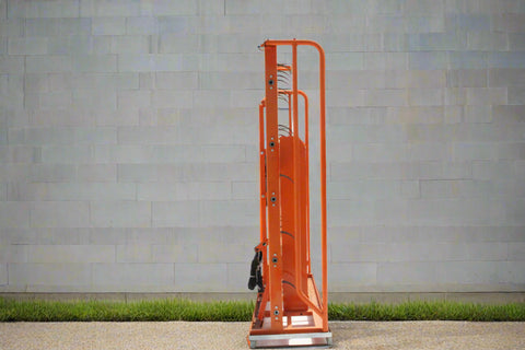 Skid steer hay accumulator with 24 hooks
Bale grab attachment for 8 to 10 rectangular bales
Heavy-duty hay grapple for skid steer loader
Orange steel bale accumulator attachment
Universal mount hay handling tool