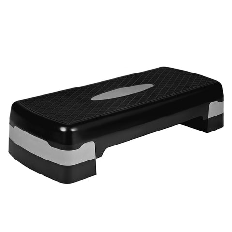Adjustable Aerobic Step Platform with 4 to 6 Inch Height Levels Slip Resistant Surface Lightweight ABS AMEY68 - with | Sold by Uncle Wiener's Wholesale