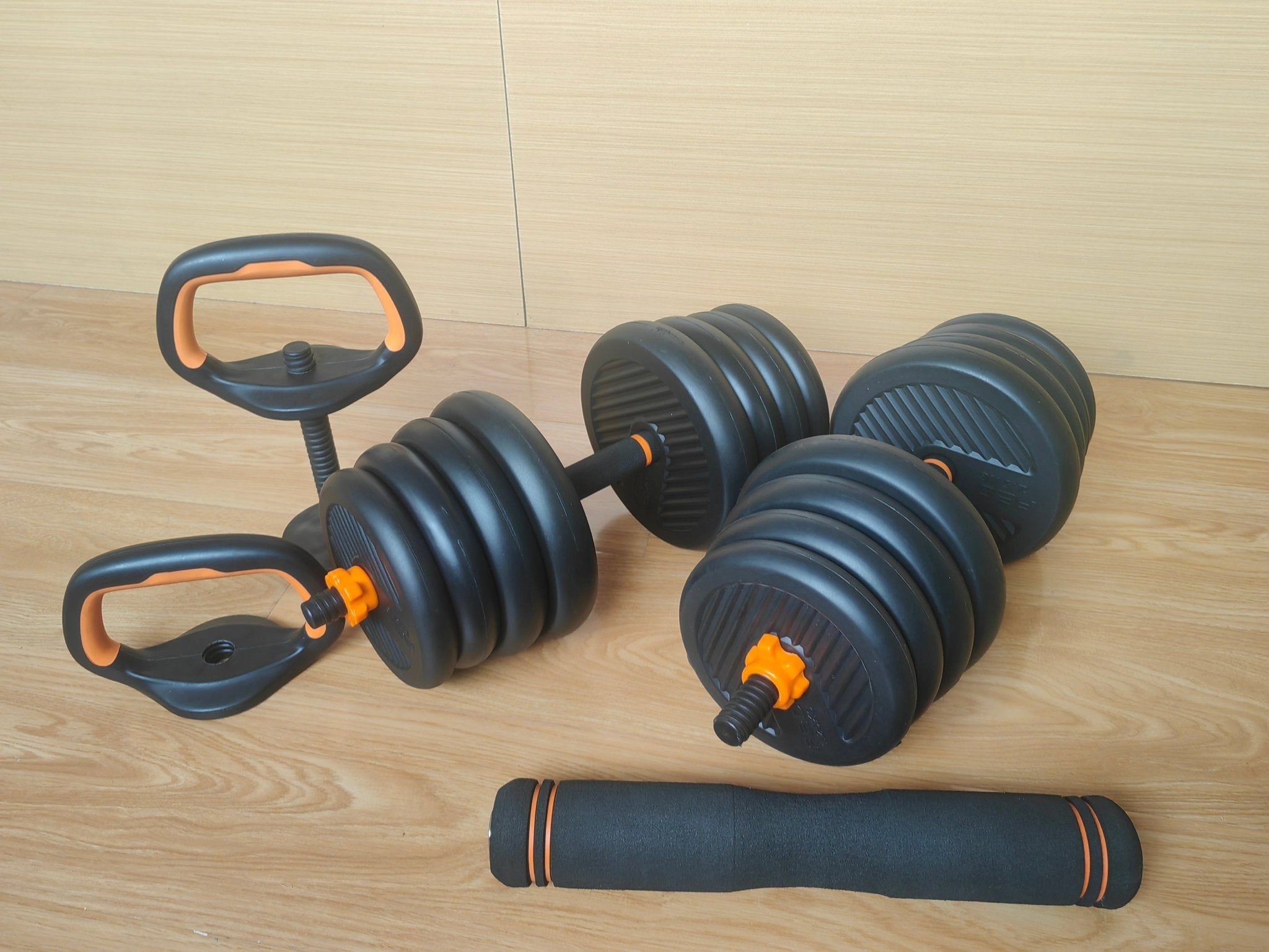 Adjustable Dumbbells 4-in-1 Free Weight Set 20–90 lbs – Home Gym