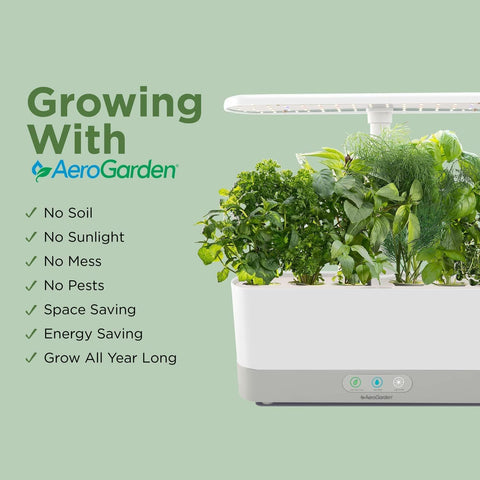 Aerogarden Harvest Slim, White - with | Sold by Uncle Wiener's Wholesale