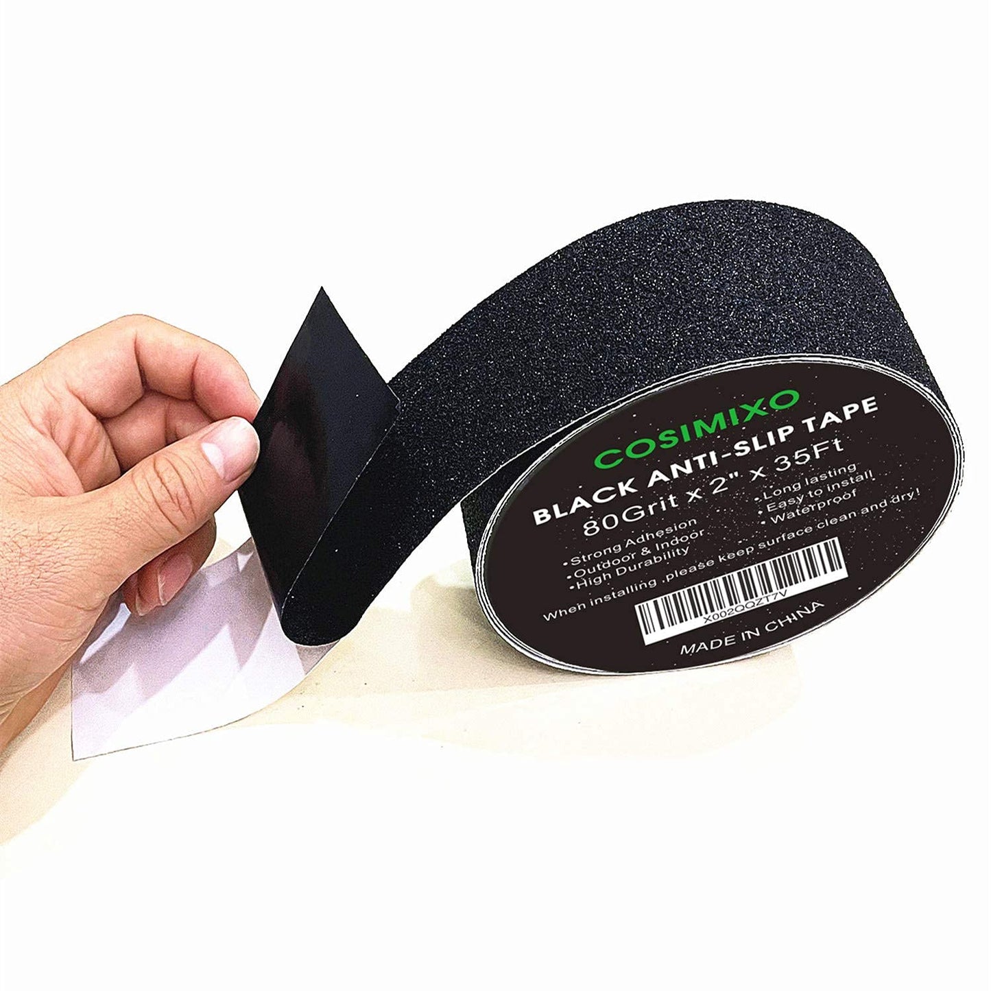 Anti - Slip Tape 2" x 35 FT – High - Traction Safety Grip Tape (Black) LXPT101B - with | Sold by Uncle Wiener's Wholesale