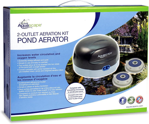 Aquascape 75000 Pond Air 2 (Double Outlet Aeration Kit) - with | Sold by Uncle Wiener's Wholesale