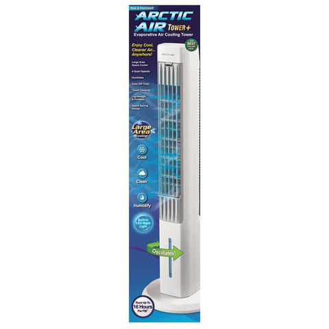 Arctic Air Tower+ 150 sq ft Evaporative Cooler 150 CFM - with 8 in x 9 in x 38.8 in | Sold by Uncle Wiener's Wholesale