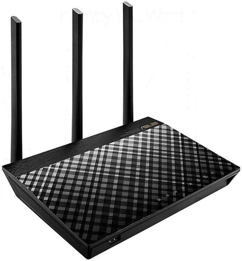 ASUS AC1750 WiFi Router (RT - AC66U B1) - Dual Band Gigabit Wireless Internet Router, ASUSWRT, Gaming & Streaming, AiMesh Compatible, Included Lifetime Internet Security, Adaptive QoS, Parental Control - with | Sold by Uncle Wiener's Wholesale