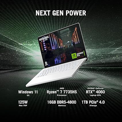 Gaming and content creation performance highlights for ASUS G14 laptop