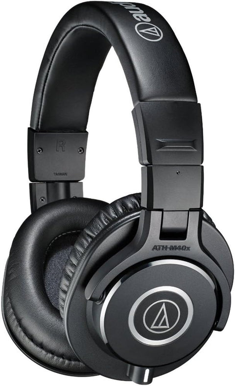 Audio - Technica ATH - M40x Professional Studio Monitor Headphone, Black (AUD ATHM40X) - with ATH - M40X | Sold by Uncle Wiener's Wholesale