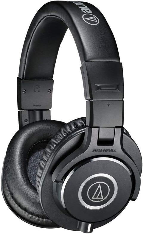 Audio - Technica ATH - M40x Professional Studio Monitor Headphone, Black (AUD ATHM40X) - with ATH - M40X | Sold by Uncle Wiener's Wholesale