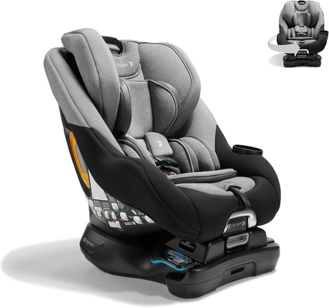 Baby Jogger City Turn Convertible Car Seat | Unique Turning Car Seat Rotates for Easy In and Out | Onyx Black - with | Sold by Uncle Wiener's Wholesale
