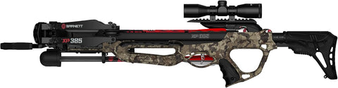 Barnett Explorer XP385 Veil Camo Hunting Crossbow - Fast, Lightweight, Compact, Premium Crossbow with Adjustable Buttstock, Triggertech Trigger, Rope Hold Groove, Side Mount Quiver - with | Sold by Uncle Wiener's Wholesale