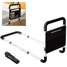 Bed Assist Rail with Foot Support – Medical Mobility Safety Bar (Model 285161) - with | Sold by Uncle Wiener's Wholesale