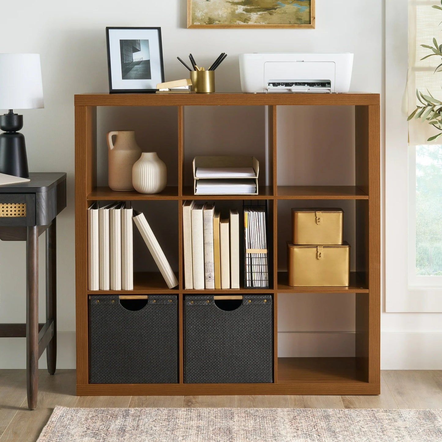 Better Homes & Gardens 9 Cube Storage Organizer, Acorn 9551020201249 - with | Sold by Uncle Wiener's Wholesale