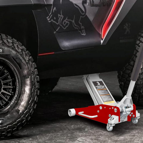 Big Red 2.5/3 Ton Hydraulic Floor Jack – Fast Lift, Dual Piston, Steel - Aluminum Hybrid Frame T830012HTBLC - with | Sold by Uncle Wiener's Wholesale