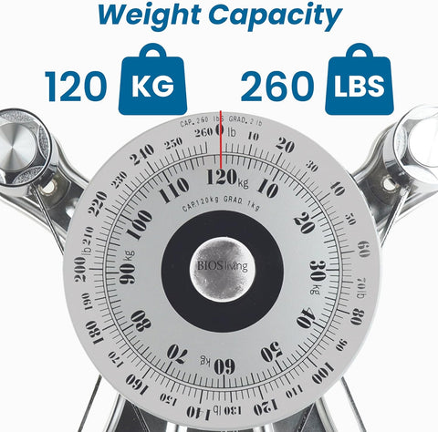 Bios Mechanical Personal Scale - with | Sold by Uncle Wiener's Wholesale
