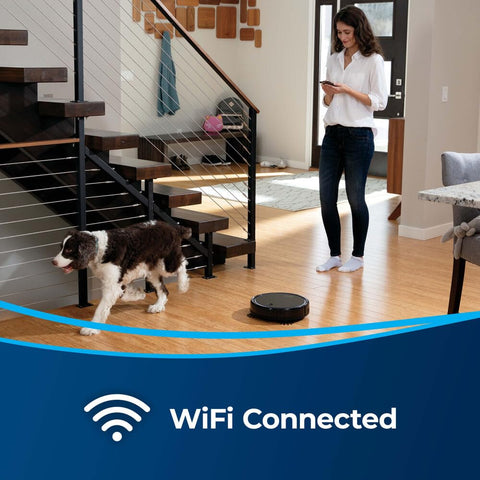 BISSELL® EV775 Wi - Fi Connected Robot, SmartSense Technology Multi - Surface Cleaning, Carpets, Hard Floors - with | Sold by Uncle Wiener's Wholesale