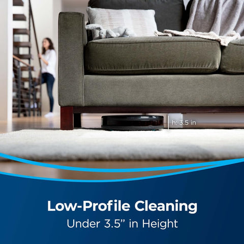 BISSELL® EV775 Wi - Fi Connected Robot, SmartSense Technology Multi - Surface Cleaning, Carpets, Hard Floors - with | Sold by Uncle Wiener's Wholesale