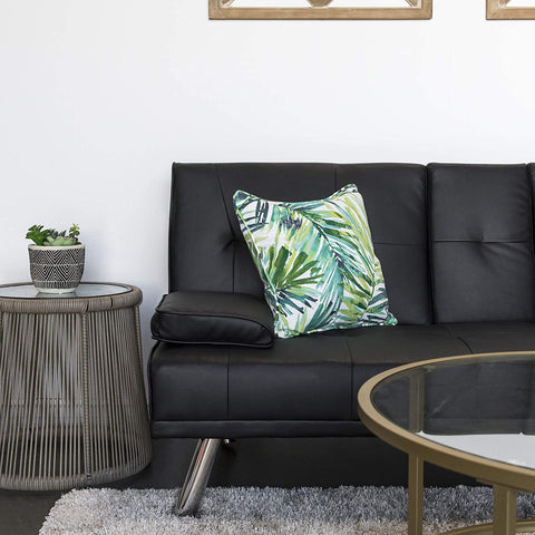 Black Futon Sofa & Bed – Deluxe Convertible Couch GS1913B - with | Sold by Uncle Wiener's Wholesale