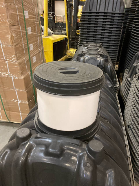 Black Water Septic Holding Tanks – 1000L, 1500L, 2500L | Heavy - Duty Waste Plastic Tanks for Sewage & Septic Systems - with 2 Heightened Barrel for 2500L | Sold by Uncle Wiener's Wholesale