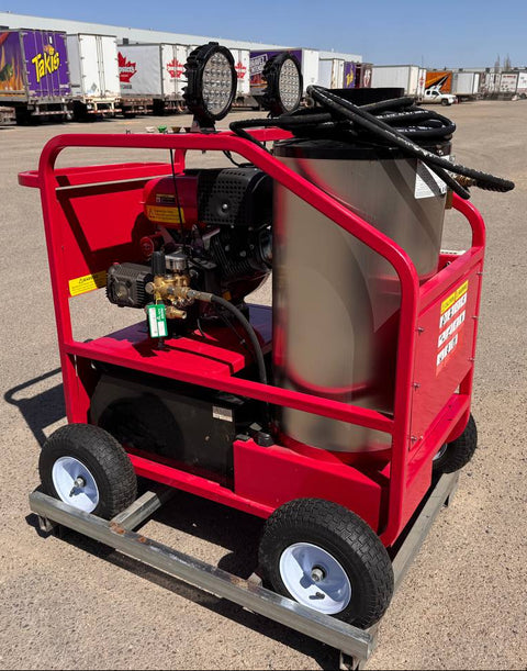 Blue Viper 4000 PSI Hot Water Pressure Washer β 15HP Gas Engine, Diesel Burner, Electric Start (SKU: YS4000) - Industrial Hot Water Pressure Washer β Gas Engine, Diesel Burner with | Sold by Uncle Wiener's Wholesale