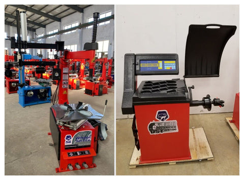 Blue Viper FT300 Tire Changer – 1.5 HP, Helper Arm, 5500 lb Bead Break | Commercial Grade - Commercial Tire Changer with Helper Arm (FT300 Series) with 44 PCS TIRE CHANGER CONSUMABLES & REPAIR KIT | Sold by Uncle Wiener's Wholesale