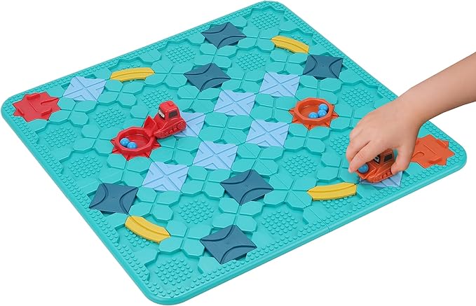 Boxiki Kids Logical Road Builder Puzzle Game Large STEM Board Maze with 118 Plus Challenges - with | Sold by Uncle Wiener's Wholesale
