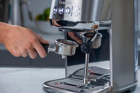 Breville Bambino™ Plus Automatic Espresso Machine, Almond Nougat - with | Sold by Uncle Wiener's Wholesale