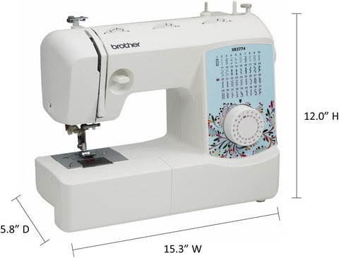 Brother Sewing and Quilting Machine, XR3774, 37 Built - in Stitches, Wide Table, 8 Included Sewing Feet - with | Sold by Uncle Wiener's Wholesale