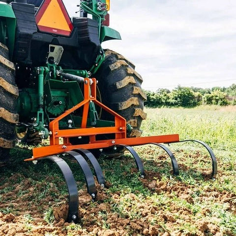 C - Shaped Single Row Tine Cultivator – 3 - Point Hitch, 57″ Width, Fits 18–30HP Tractors Model CNJCUL - with | Sold by Uncle Wiener's Wholesale