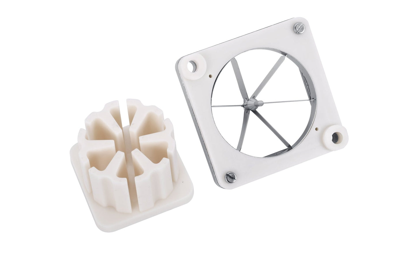 Commercial French Fry Cutter with 4 Blades – Heavy - Duty Stainless Steel Potato Cutter 8QCJDGN - with | Sold by Uncle Wiener's Wholesale