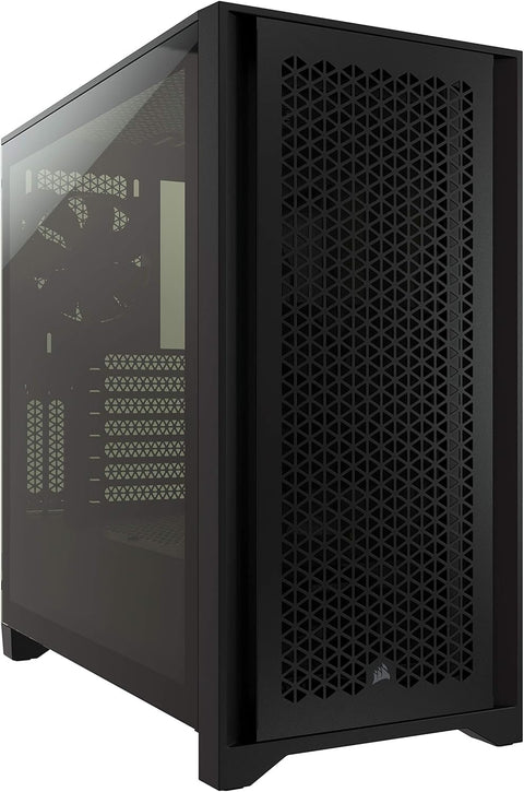 Corsair 4000D AIRFLOW Tempered Glass Mid - Tower ATX Case - High - Airflow - Cable Management System - Spacious Interior - Two Included 120 mm Fans - Black - with | Sold by Uncle Wiener's Wholesale