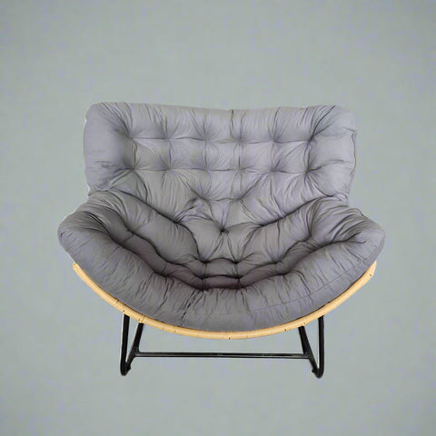 “Cozy rocking chair for two on patio with plush cushions”
“Indoor outdoor lounge rocking chair for two people”
“Gray double rocking chair with steel frame”
“Two-seater patio rocker for couples”
“Stylish nursery or balcony rocker with cozy seat”