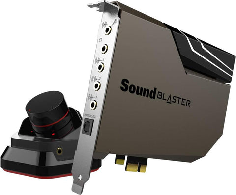 Creative Sound Blaster AE - 7 Hi - Res Internal PCIe Sound Card, Quad - Core Processor, 127dB DNR ESS SABRE - class 9018 DAC, Xamp Discrete Custom Bi - amp, Discrete 5.1/Virtual 7.1, Dolby, DTS Encoding (Black) - with | Sold by Uncle Wiener's Wholesale