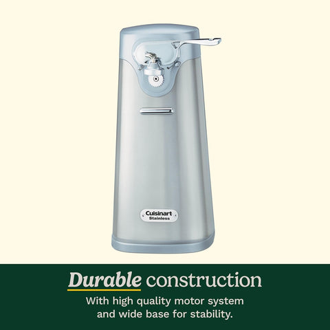 Cuisinart Deluxe Electric Can Opener, Opens Any Size Can, Stainless Steel (SCO - 60C) - with | Sold by Uncle Wiener's Wholesale