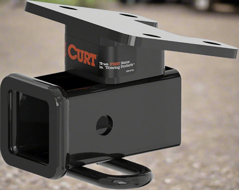 Curt 13489 Class III Receiver Hitch installed on Volkswagen ID.4 with concealed OE design and 2-inch receiver
