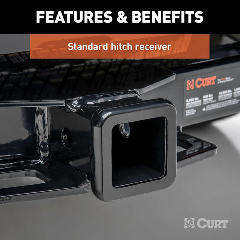 Curt 13489 Class III Receiver Hitch installed on Volkswagen ID.4 with concealed OE design and 2-inch receiver