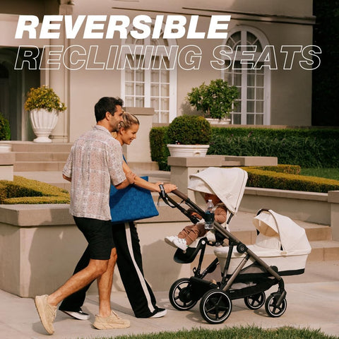 Cybex Gazelle S 2 Stroller – Modular Double Stroller for Infant and Toddler, Includes Detachable Shopping Basket, Over 20+ Configurations, Folds Flat for Easy Storage - Ocean Blue/Silver Frame - with | Sold by Uncle Wiener's Wholesale