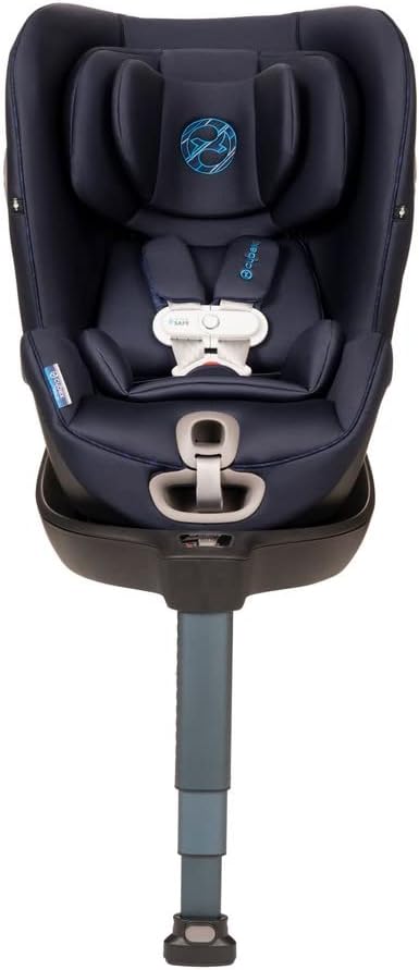 Cybex Sirona S 360 Swivel Rotating Convertible Car Seat with Sensor Safe Technology - 12 position on the Fly Recline - Rear Facing up to 50 lbs - Indigo Blue - with | Sold by Uncle Wiener's Wholesale