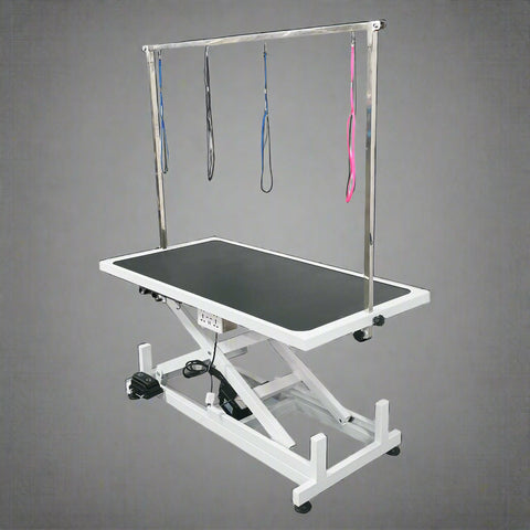 Deluxe Electric Adjustable Pet Grooming Table – Side View
Heavy-Duty Dog Grooming Table with Non-Slip Surface
Electric Lift Grooming Station with Arm Attachments
Pet Grooming Table with Remote Control – Model 1127691
Grooming Table Adjustable Height – Professional Use