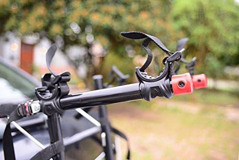 DELUXE TRUNK MOUNTED BIKE RACK - with black | Sold by Uncle Wiener's Wholesale