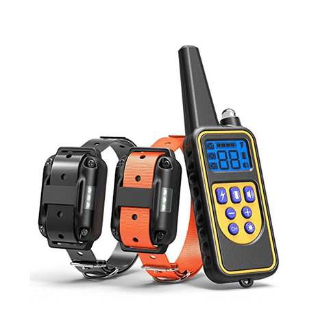 Digital Rechargeable Dog Training Collar with Remote – Anti - Bark, Waterproof & Multiple Modes (1 or 2 Collars) - with 2 COLLAR VERSION | Sold by Uncle Wiener's Wholesale