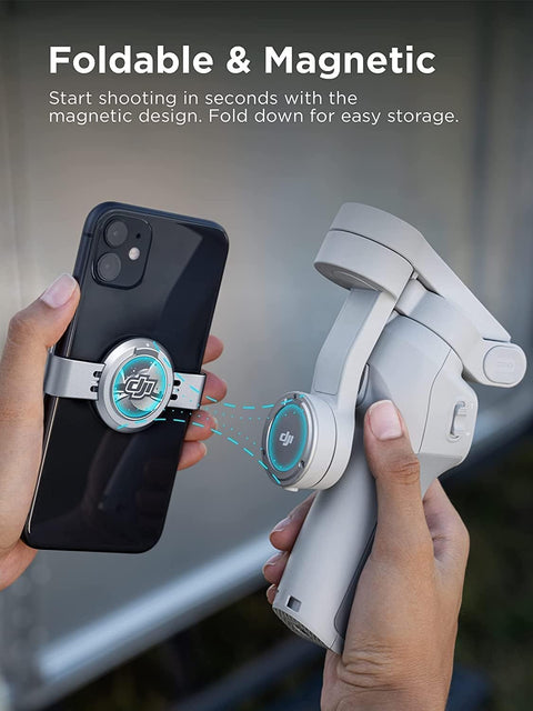 DJI OM 4 SE - 3 - Axis Smartphone Gimbal Stabilizer with Tripod, Magnetic Design, Portable and Foldable, ActiveTrack 3.0, Story Mode, Vlogging Stabilizer, YouTube TikTok Video, for Android and iPhone - with | Sold by Uncle Wiener's Wholesale