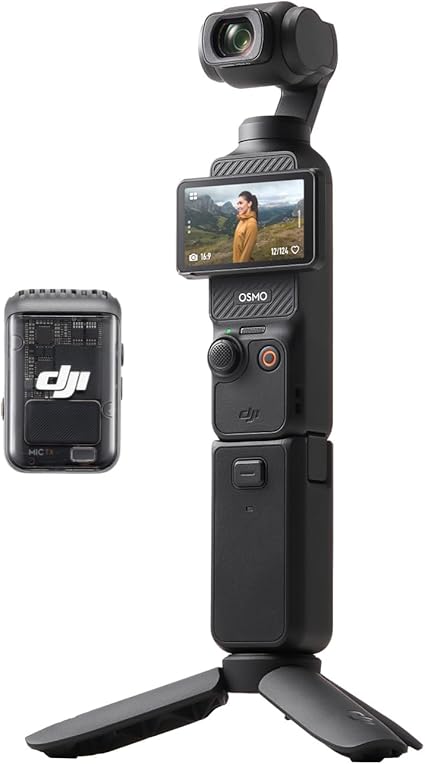 DJI Osmo Pocket 3 4K Handheld Camera – 3-Axis Stabilized Vlogging Camera with 2-Inch Rotatable Touchscreen - Electronics with Creator | Sold by Uncle Wiener's Wholesale