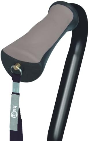 Drive Medical Hugo Adjustable Quad Cane, Large Base, Ebony 1 count - with | Sold by Uncle Wiener's Wholesale