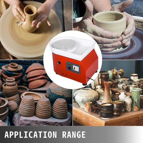 Electric Pottery Wheel with Tool Set – 250W, 9.8 Clay Wheel – SKU S1133 - with | Sold by Uncle Wiener's Wholesale