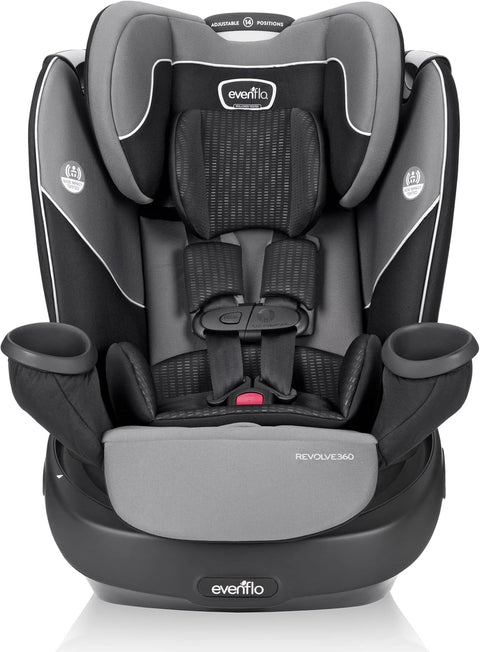 Evenflo Revolve360 All - In - One Convertible Car Seat (Amherst Gray) - with | Sold by Uncle Wiener's Wholesale