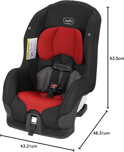 Evenflo Tribute Convertible Car Seat (Jupiter Red) - with | Sold by Uncle Wiener's Wholesale