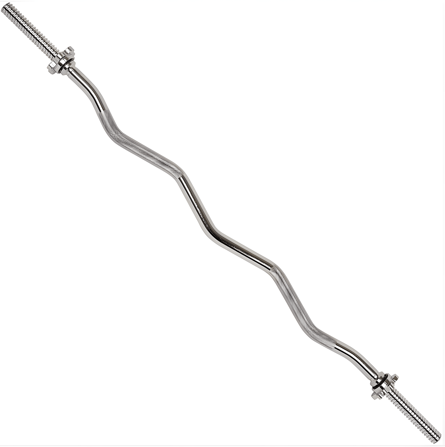 EZ Curl Bar Weight Plate Bar with Star Collars for Lifting, Hip Thrusts, Squats, and Home Workouts CBLB47 - with | Sold by Uncle Wiener's Wholesale